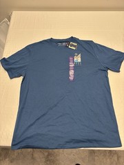Reel Life Men’s Short Sleeve UPF Sun Protection T-Shirt Size 2XL Blue NWT