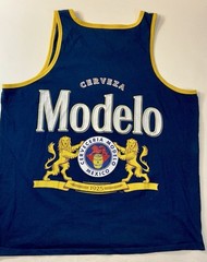 1925 Modelo Cerveza Tank Top Mexican Beer Shirt Double Sided Print Sz 2XL 50/52