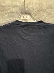 GALAXY BY HARVIC MENS SHORT SLEEVE SHIRT BUTTON NECK SOLID BLUE SIZE M