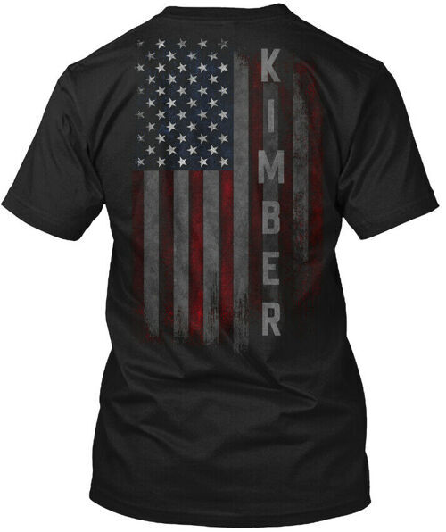 Kimber Family American Flag Tee T-Shirt Made in the USA Size S to 5XL