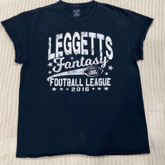 Vintage Port & Company Black NFL Leggetts Fantasy Bud Light Football Men’s L !