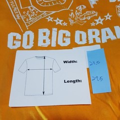 Y2K Go Big Orange Tennessee Vols Men’s Size 2XL Football College Sports T Shirt