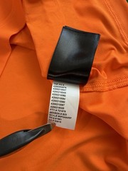 The North Face Online Ceramics Shirt Men Medium Orange LS Water Top Outdoors UPF
