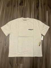 Fear of God Essentials T-Shirt SS22 Light Oatmeal Gray – 100% Authentic (XL)