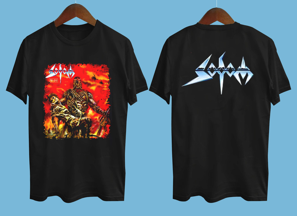 SODOM Band Sodom M-16 Black 2 Side All Size unisex T-Shirt AL241
