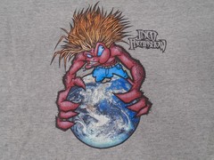 JNCO Jeans Freakshow Vintage T Shirt Size XL Gray Back Hit Long Sleeve Tee