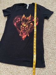 Lot of 3 Hazbin Hotel Alastor and Nifty Shirts Fitted Medium Women ONE FLAW