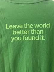 Apple Earth Day Green Employee T-Shirt (Medium)