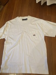 Vintage White Ivy Crew Pocket T Shirt