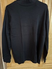 Lands End Men’s Medium Black Long Sleeve Crew Neck Shirt 20Wx28L