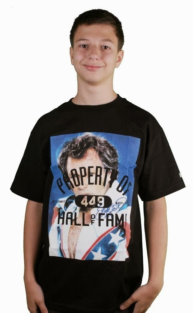 Property Of Hall Of Fame 449 Knockout 7.0 Black Short Sleeve Tee Cotton T-Shirt