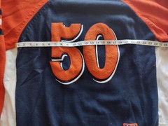 Delf Collection Baseball T.E.A.M. Orange Navy Blue Number 50 XL