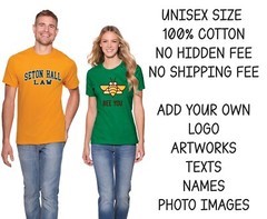 Ink Stitch Unisex Design Your Own Custom Printed Cotton T-shirts