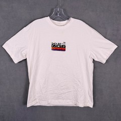 Vintage Discovery Channel Mens T Shirt XL White American Muscle Graphic Read!