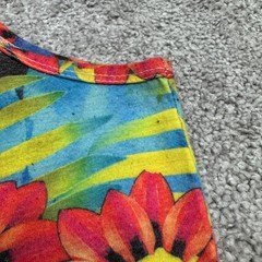 Neff Floral Tropical Summer Tank Top Mens Medium Multicolor Polycotton Hawaiian