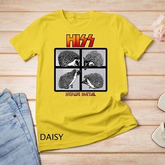 HISS – Hedgie Metal A Hedgehog Hard Rock Band Graphic Unisex T-shirt