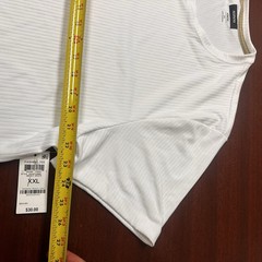 Alfani Stretch Fashion Tee Mens Size XXL White T Shirt Stretch NWT FLAW