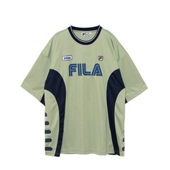 FILA x SEGA TEE Moisture-wicking quick-drying UV protection UnisexKhaki, Black