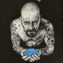 NWT Breaking Bad Walter White Shirt Black Market Art Wayne Maguire – Size Large