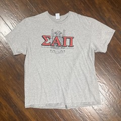 Sigma Alpha Pi National Society Of Leadership & Success Gray Shirt Men’s Sz 2XL
