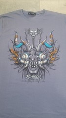 Peruvian Design T Shirt Unisex Size L *** Diablada Dance Mask – Peruvian Cotton