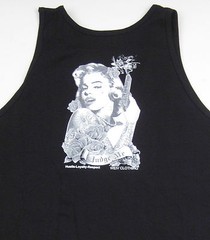 Marilyn Tank Top Rose Gun Hustle Tattoo Art Vest Tee Adult Men New