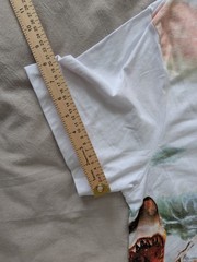 AKOO Men’s 4XL White Graphic T-Shirt NWT Shark Boat Print Short Sleeve Tee