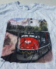 Vtg Train, T Shirt. SP 9801 Daylight Sales.