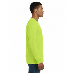 NEW Gildan Men’s Heavy Cotton Long Sleeve T-Shirt 5400 Safety Green Classic Tee