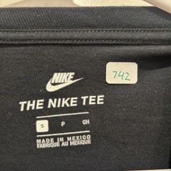 Nike Mens Just Do It Graphic T-Shirt Black Neon Green Swoosh Small AR5006-011