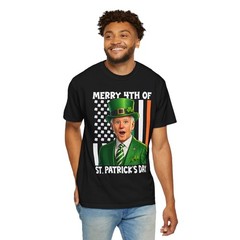 Joe Biden Merry 4th Of St Patrick’s Day Leprechaun Meme Funny Gift Unisex TShirt