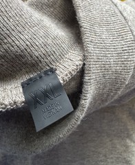 FEAR OF GOD FOG Essentials Oversized LOGO Appliqué HOMESTEAD Heather T-Shirt XXL