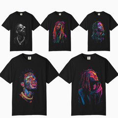 Neon Urban Hip Hop Streetwear Tee, Comfort Colors T Shirt, Unisex Streetwear Tee