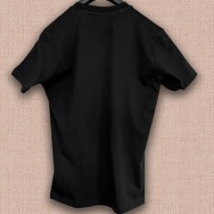 Balmain Black T-shirt — Golden Text Logo Print — Size XL — Tariff Paid