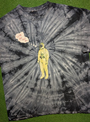 Travis Scott Astroworld Tour Wish You Were Here Tie Dye Shirt Rap Art Tee XL