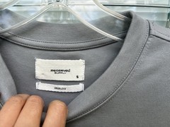 Reserved Supply Men’s Oversize Fit T-Shirt Gray Size S Crew Neck NWOT