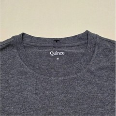 Quince Mens Long Sleeve Crew Neck T-Shirt Heather Gray Size Medium Pullover