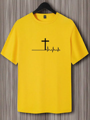 Camiseta de verano holgada, cómoda y ajustada, 100 % algodón, para hombre