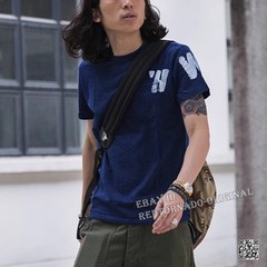 Bronson WW2 PW Pocket T-Shirt Vintage Prison Style Men T-Shirts Natural Tee USN