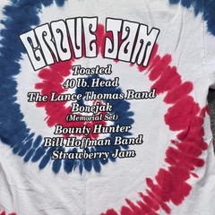 Grove Jam 2021 Tie Dye Shirt Men M Grateful Dead Style Skull Uncle Sam Festival