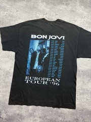 Vintage 1996 Bon Jovi These Days Rare Tour T-Shirt Single Stitch Black Size XL