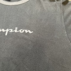 Champion Men’s Classic Jersey T-Shirt Black – XXL Vintage 90s Made In USA Tag
