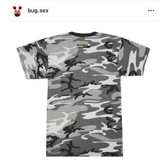 BUGSEX BUGT-014 ARCTiC CAMO ARTiLERY TEE MOUNTED COLLAR