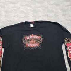 Hot Leather Shirt Mens XL Black Pullover Long Sleeve