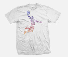 Slam Dunk Basketball Player Unisex Graphic T-Shirt NEW