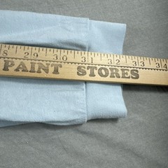 Soft Serve Supima Cotton Shirt Mens XL Blue Long Sleeve Organic Cloud USA Made