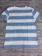 Zecmos Shirt Men’s Medium Blue Striped Short Sleeve Tee NWOT