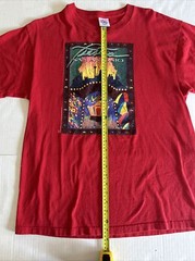 San Antonio Fiesta Festival 2002 Graphic Print Red T-Shirt Adult Men’s XL