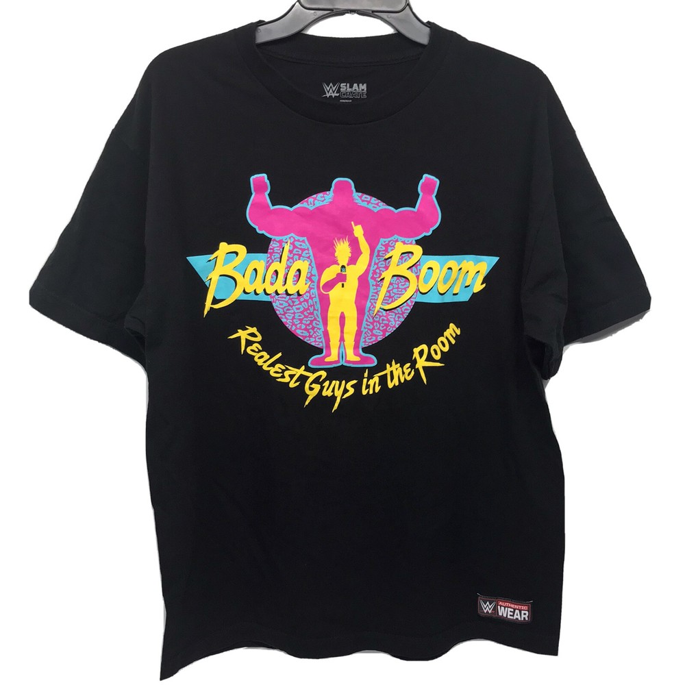 WWE Enzo & Big Cass Bada Boom T-shirt Mens Large Realest Guys Slam Wrestling EUC