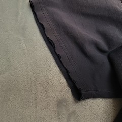 Patagonia Shirt Mens Large Blue Grunge Retro Nature Made in USA Organic Cotton